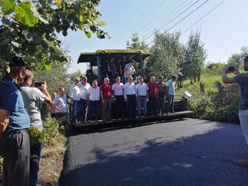 Köy Ana Yollarında BSK Asfalt Çalışmalarına Başlandı.